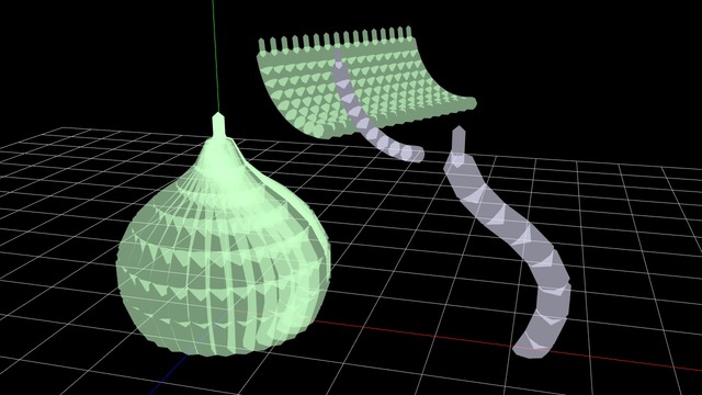 服サポート剛体