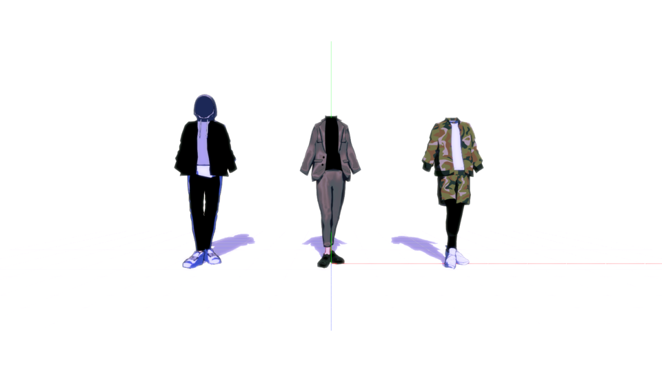 セットアップ衣装配布用