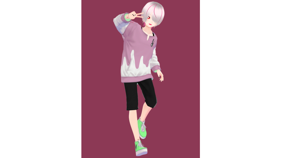 黄鏡式VRoid製黄琴海月　ドロドロうさぎ