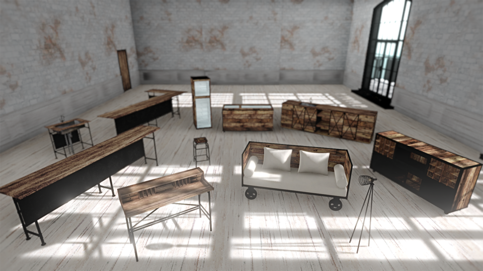 【MMD-OMF11】家具詰め7