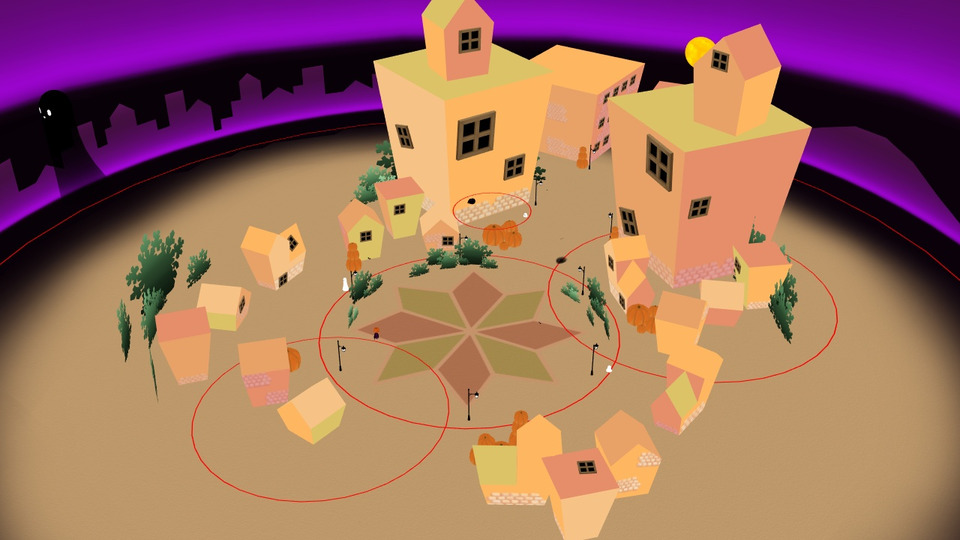 ハロウィン街ステージとおばけ達