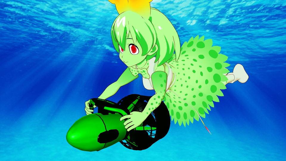 水中スクーターMMDモデル