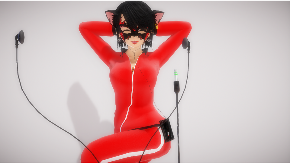 【MMDアクセサリ】イヤホン
