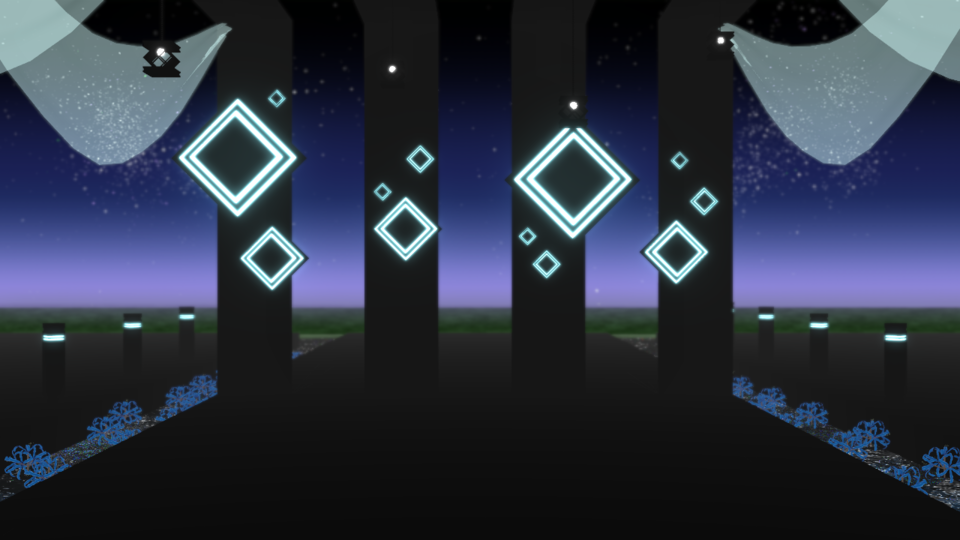 彼岸花とダイヤステージ