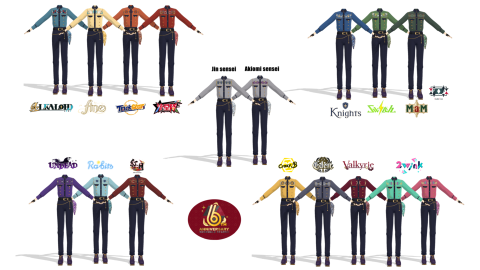 【ES衣装配布】梦歌式六周年衣装 偶像梦幻祭