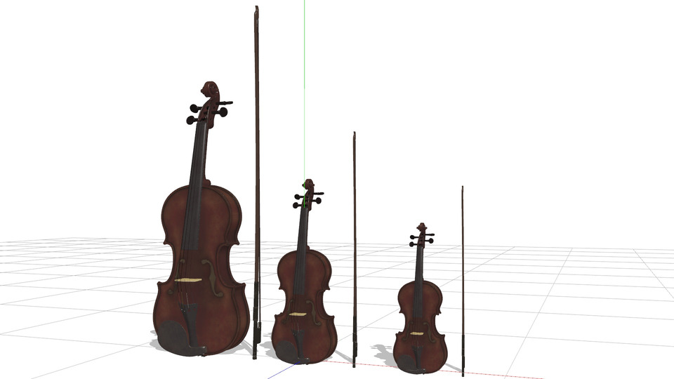 バイオリンMMDモデル