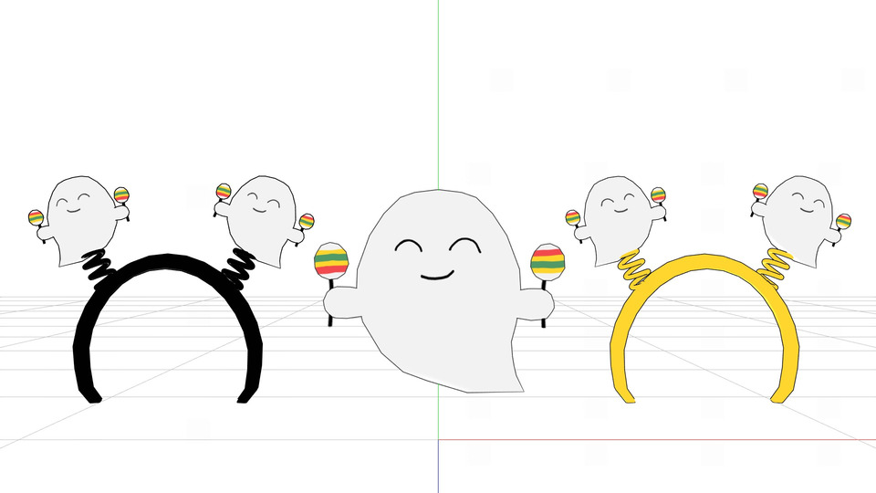 マラカス振るおばけセット