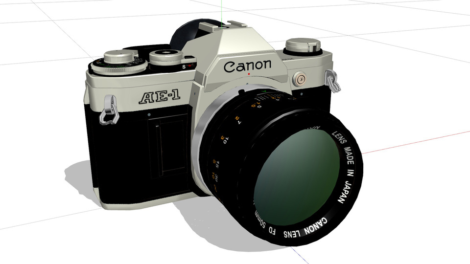 Canon AE-1 MMDモデル