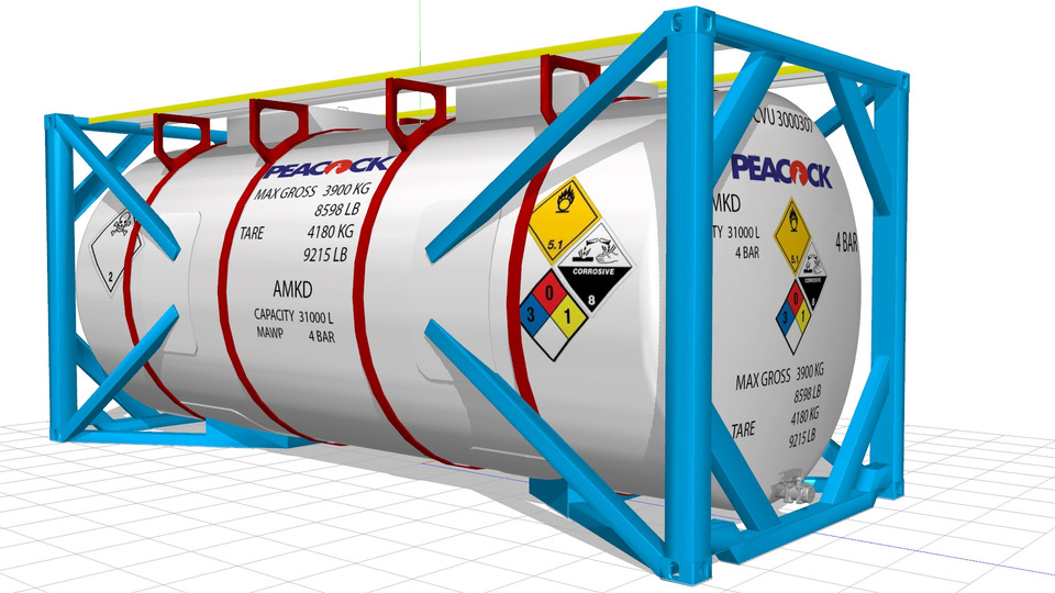 タンクコンテナMMDモデル
