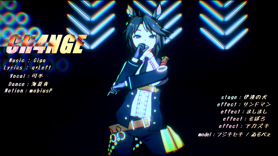 「CH4NGE」MMDカメラ