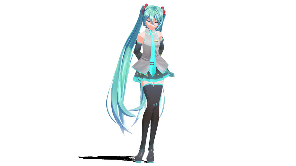 【MMD】前のめり