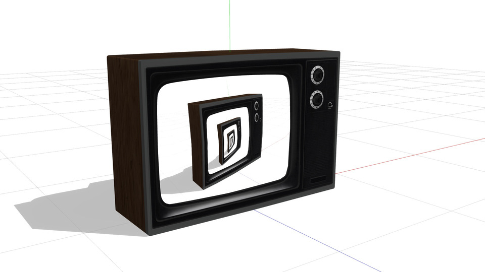 レトロテレビMMDモデル