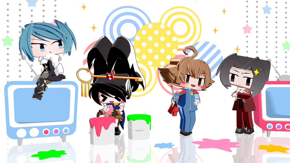 箱子逆転検事 MMDモデル