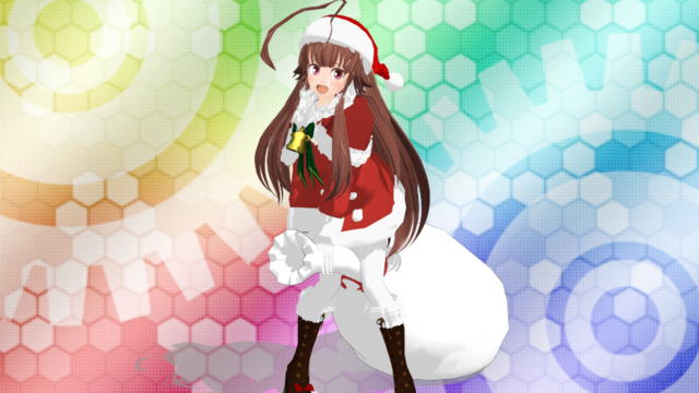 【MMD艦これ】球磨　サンタ　限定グラ　テストモデル