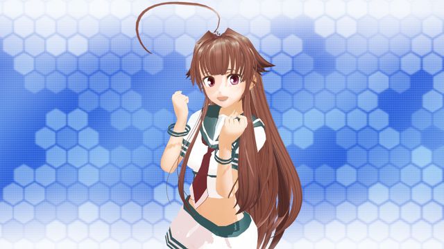 【MMD艦これ】球磨　ver1.00　テストモデル