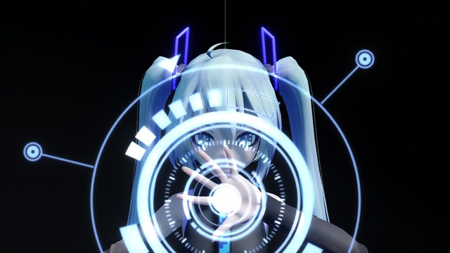 MMD用　デジタル魔法陣