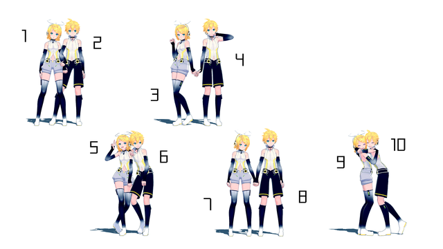 【MMDポーズ配布】ポーズ13