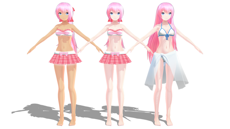 YYB式巡音ルカ改変 水着ルカセット