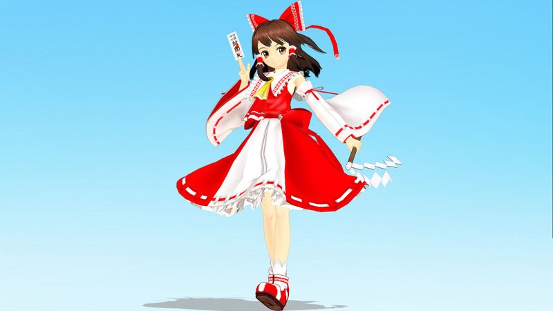 博麗霊夢（香霖堂衣装＋寝間着）ver1.1.2