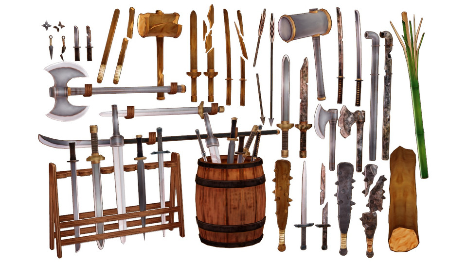 壊せる武器セットver1.0