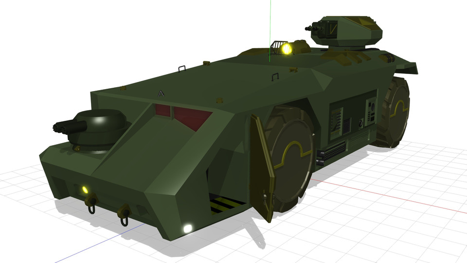 M577 APC MMDモデル