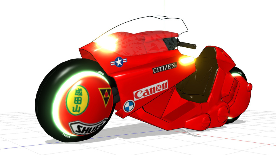 金田のバイクMMDモデル