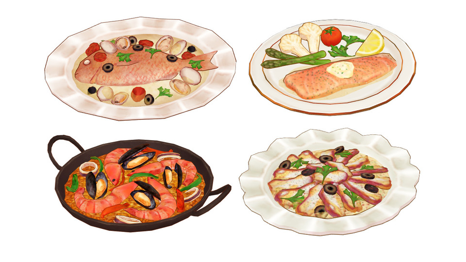 洋風魚料理セットver1.0