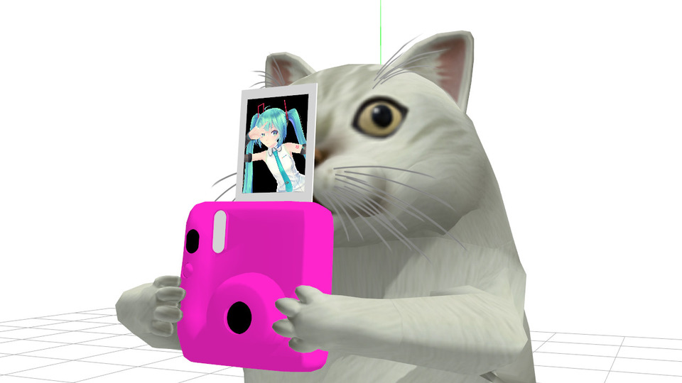 【MME配布】撮影できるインスタントカメラver1.1
