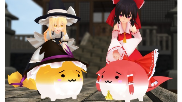 すくすく霊夢　すくすく魔理沙