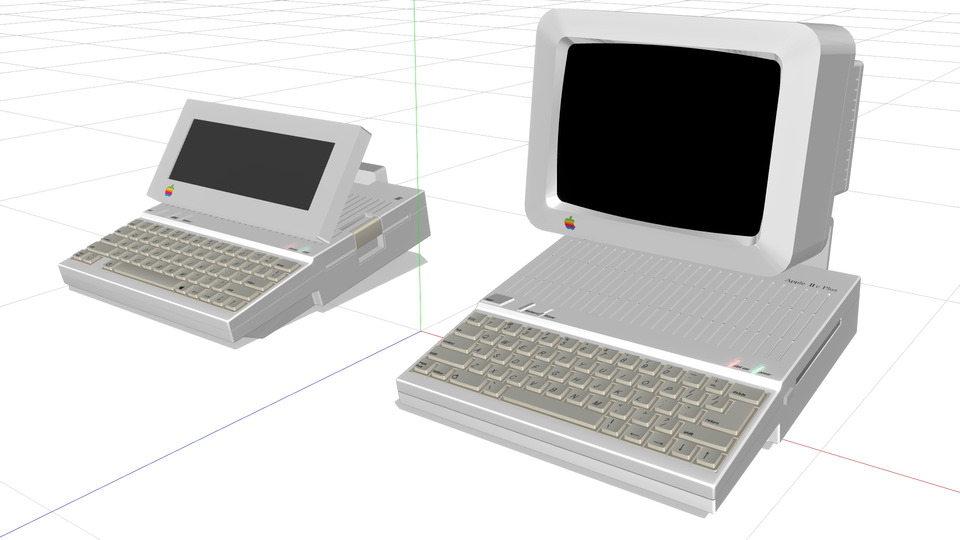 Appple IIc／IIc PLUS MMDモデル