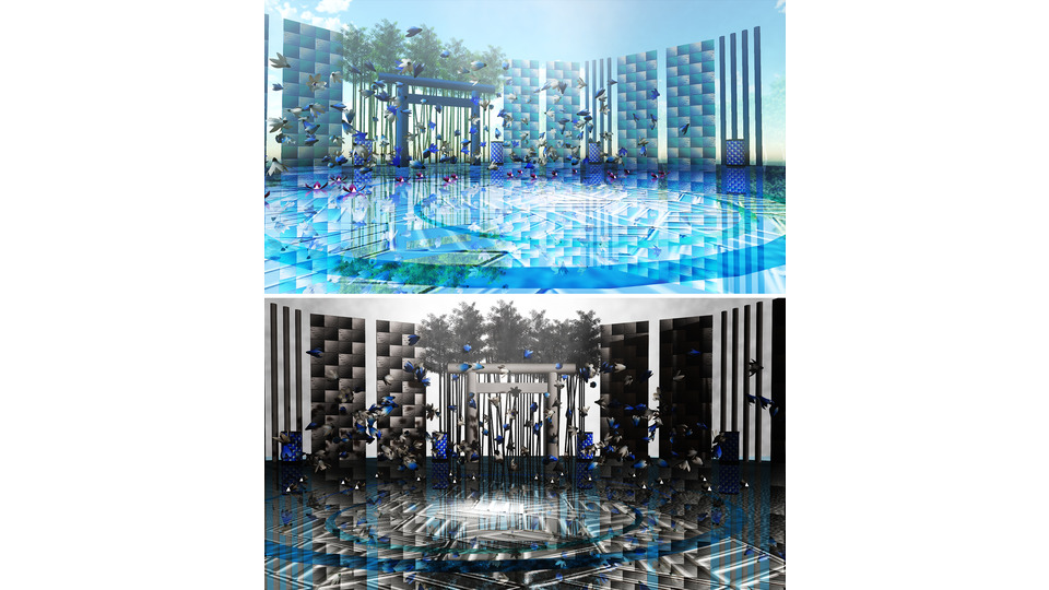 花ステージ蒼・灰