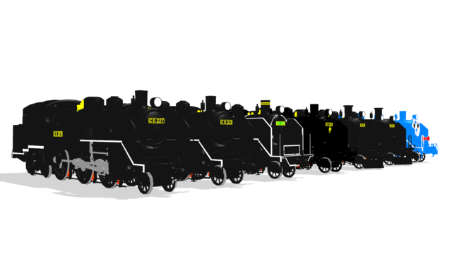 蒸気機関車C11MMDモデル