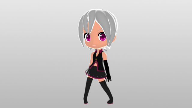 MMD ラミー式改変D惡音キン