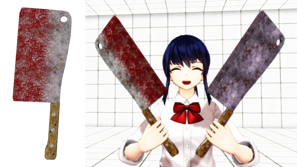 古びた肉切り包丁