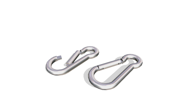 カラビナ風キーリング