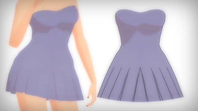 MMD Sexy Dress DL