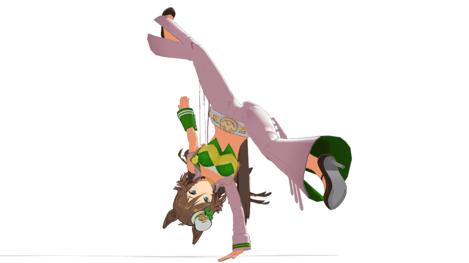 タッチダウンライズ → フラッシュ（腕IK必須）