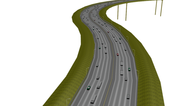 郊外型フレキシブル高速道路