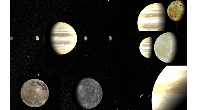 MMD用モブ木星圏ステージ