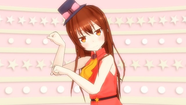 カフェちゃんMMDモデル