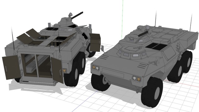 LAC11 バトラー軽装甲車