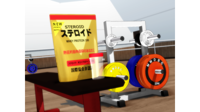プロテインとシェーカー