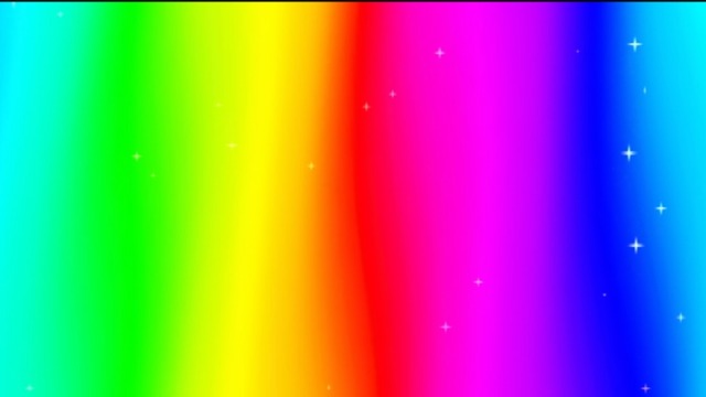 きらきら虹色カーテン