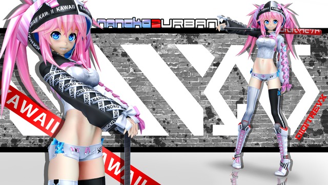 Nanoko 2 Urban MMD Model