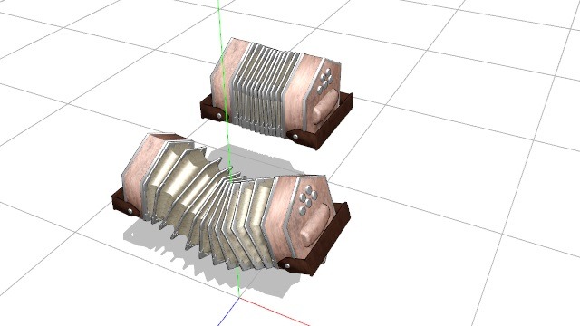 手風琴（古風なアコーディオン）