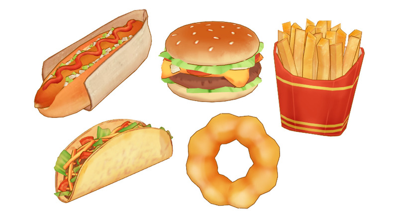 ファーストフードセットver1.0