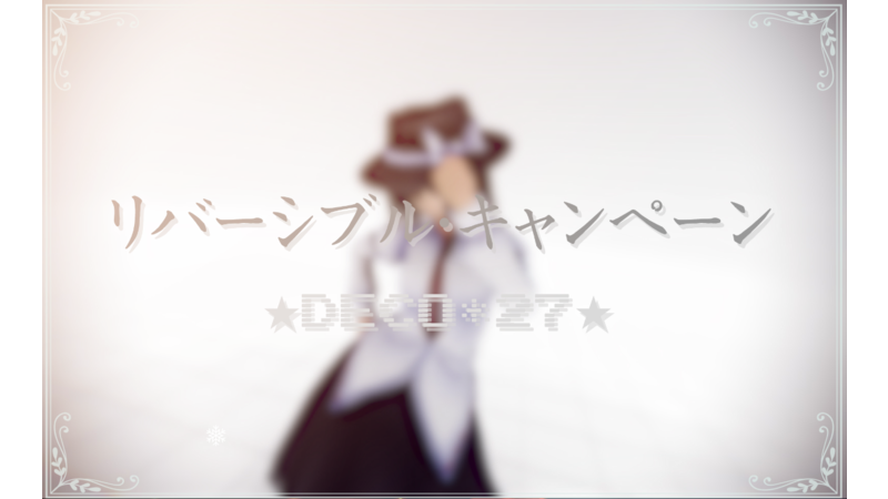 リバーシブル·キャンペーン カメラ Ver1.3