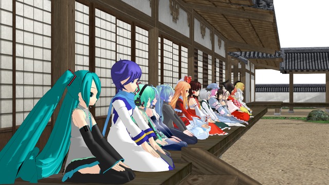 正座ポーズセット