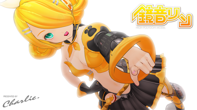 【MMD】鏡音リン・ハイポリモデルVer1.08