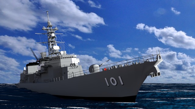 むらさめ型護衛艦9隻モデル